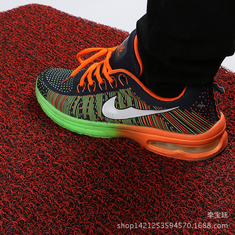 汽车丝圈脚垫通用卷材1.4厚丝圈脚垫 加厚pvc门口脚垫卷材批发