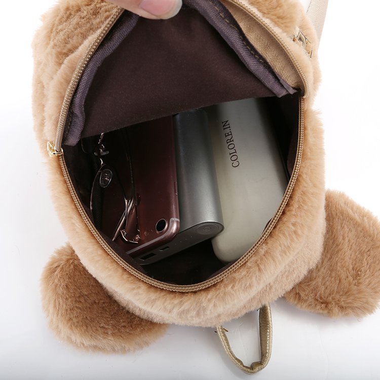 Mochila de felpa con orejas de conejo – Estilo kawaii para estudiantes y chicas jóvenes, modelo 2021