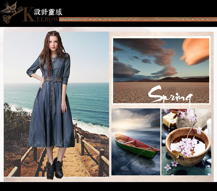 Robe femme LIAOSHI KEER QIAOWA       en Cow-boy - Ref 3326840 Image 33