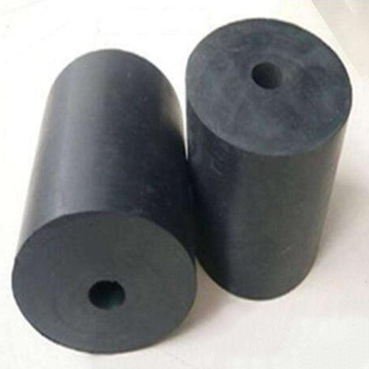 橡胶弹簧减震柱振动平台专用橡胶减震弹簧黑色圆柱橡胶垫橡胶弹簧