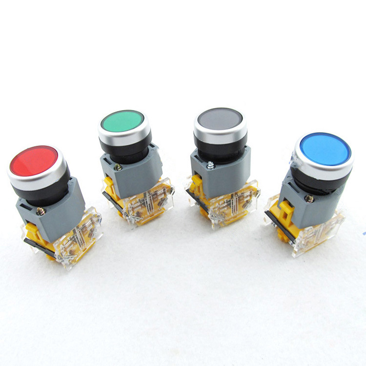 苏州APT/上海二工按钮 LA39-B2-01/r圆钮红色孔径φ22.5mm