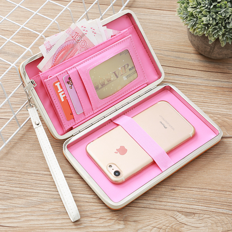 Korean Stripe Printing Bow Wallet display picture 19