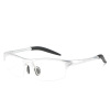 New men's aluminum magnesium flat light lens optical frame can admire close -the -eye glasses riding half -frame glasses shelf mirror 8177