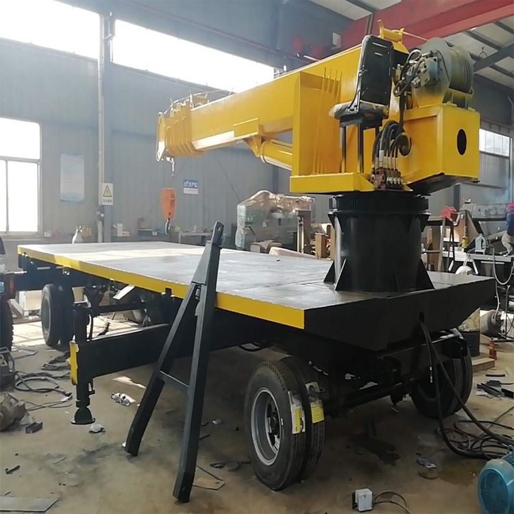 建筑机械拖拉机吊车 拖拉机平板移树吊 拖拉机吊厂销售