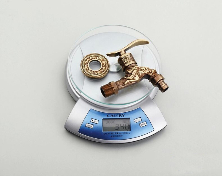 Copper antique European style retro 4 points 6 points single-cooling washing machine faucet mop sink extended faucet faucet nozzle bathroom undefined