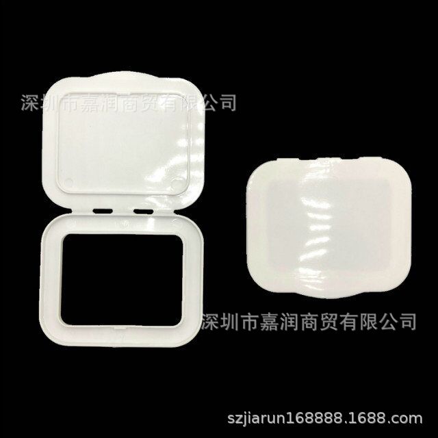 供应塑料湿巾盖子婴幼儿手口柔湿巾盖白色PP翻盖多种款式