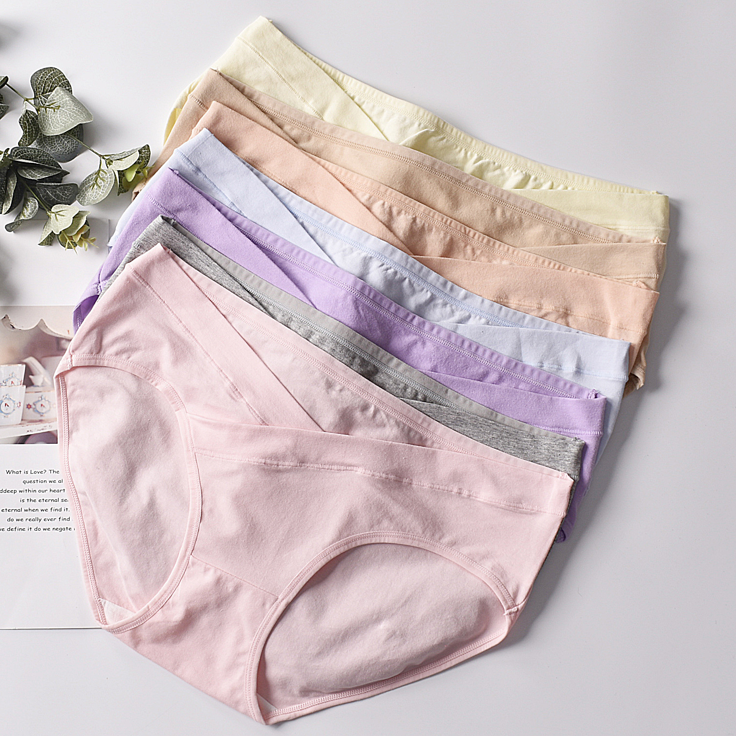 new pattern pregnant woman Underwear pure cotton Low-waisted triangle Primer Underwear Low-waisted pregnant woman lady Underwear 107