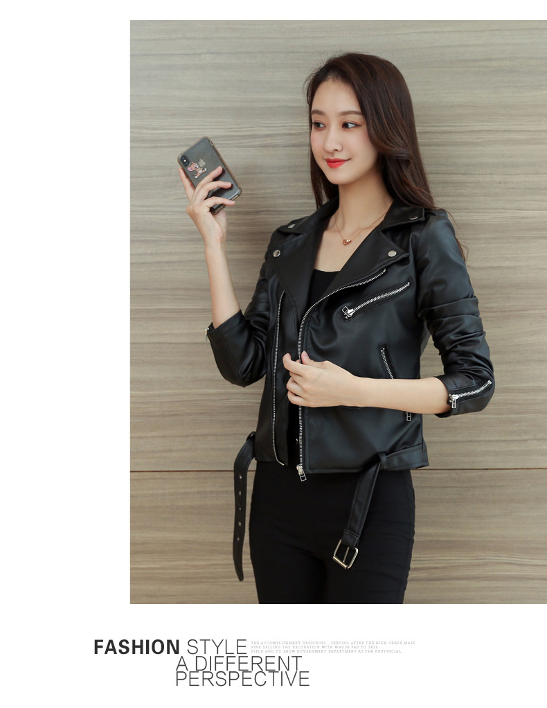 Blouson femme en Cuir PU - Ref 3322441 Image 18