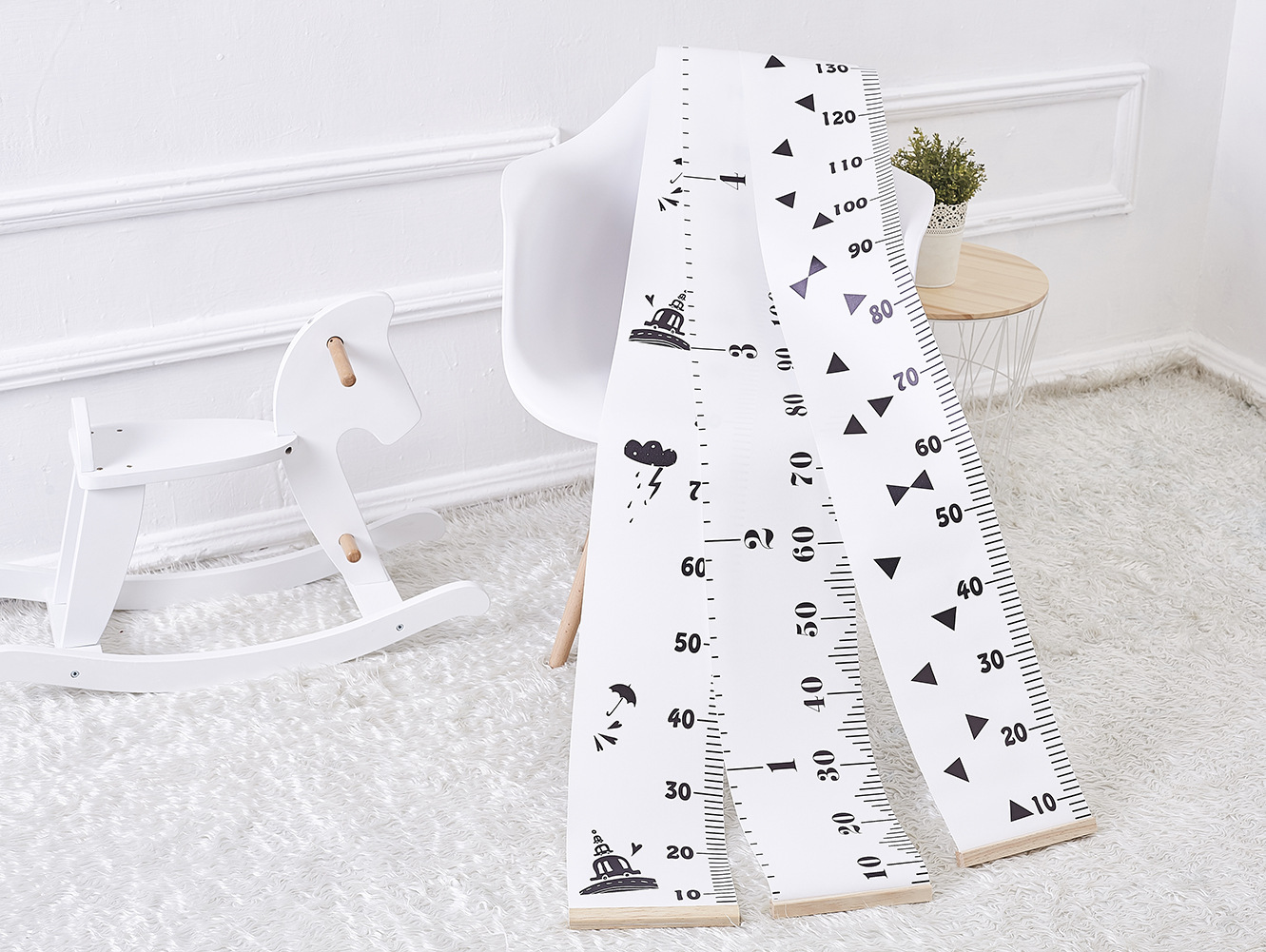 Height ruler wall photography props