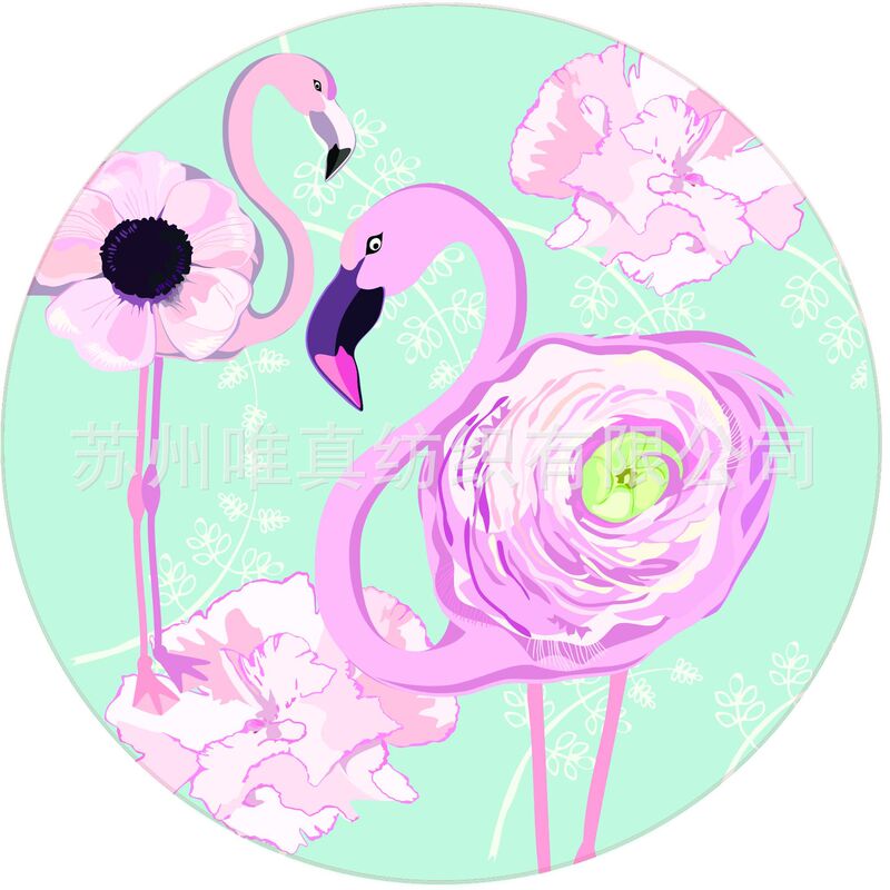 Microfiber Round Printed Beach Towel Amazon Hot Sale Beach Bath Towel Quick Drying Shawl Towel Large Size