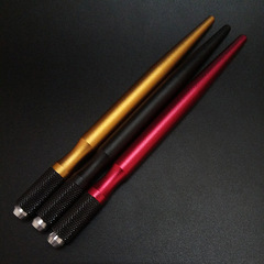 Aluminum Alloy Embroidery Handheld Pen Beauty Tool Supplies: Eyebrow Tattooing, Eyebrow Styling, and Precision Liner with Cross-Shape Design