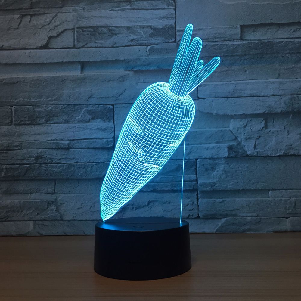 3D立体错觉灯 跨江大桥七彩触摸变色视觉灯 亚克力