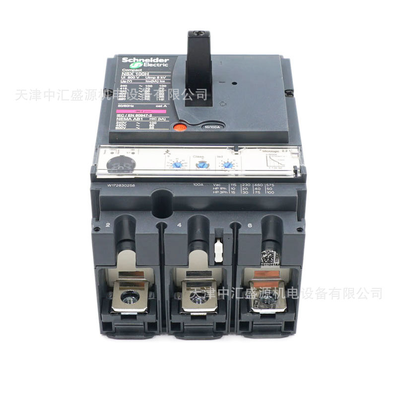NSX100H塑壳断路器LV429835空开NSX100H Mic2.2 M100A 3P3D断路器