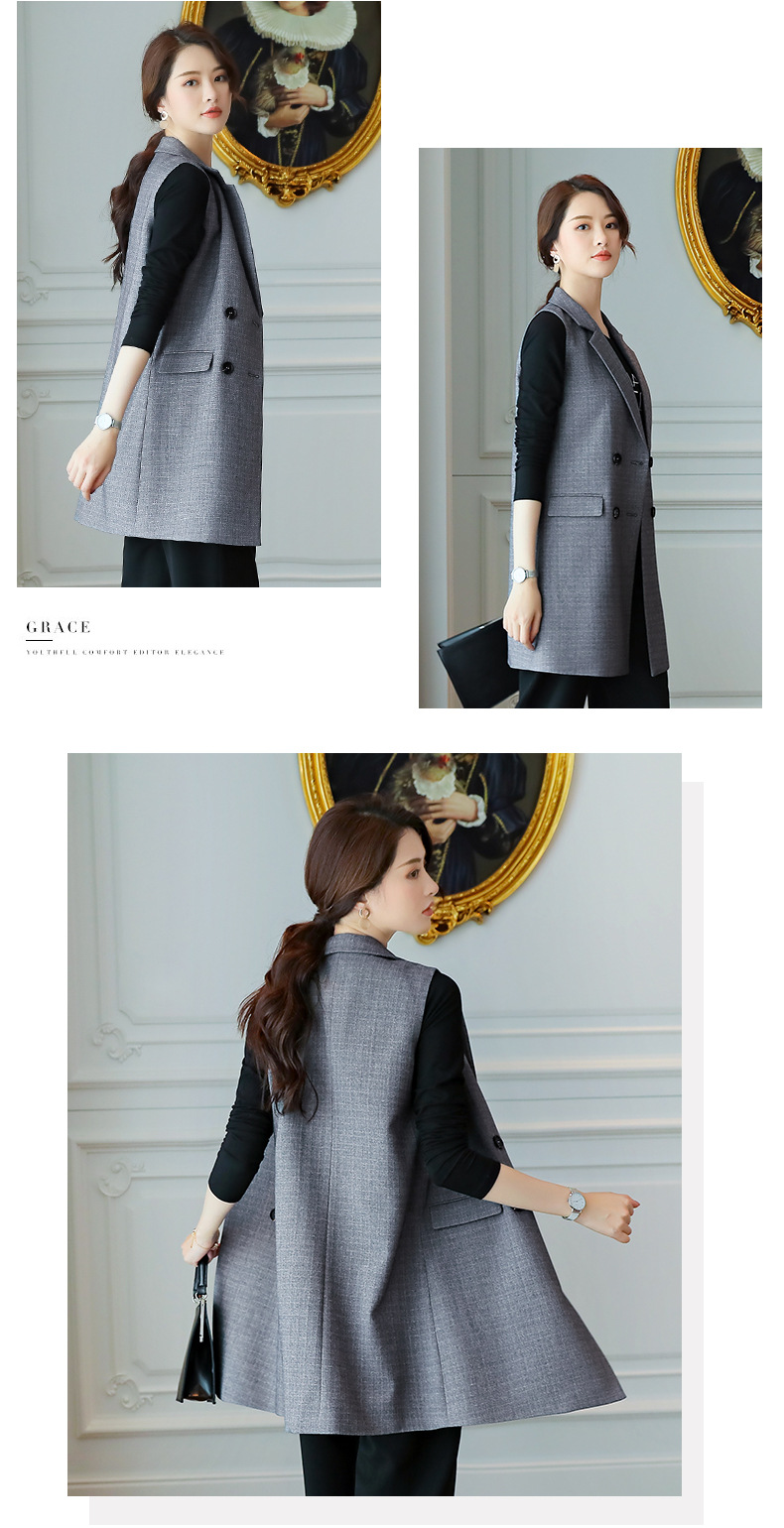 Gilet femme en Mélange de fibres chimiques - Ref 3316991 Image 16