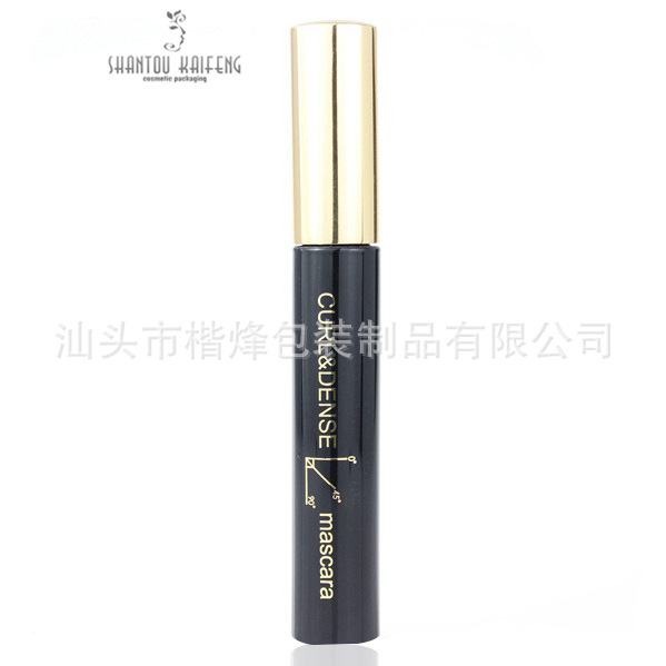 汕头塑胶 新款可折叠睫毛刷头 烫金睫毛膏管 化妆品包材