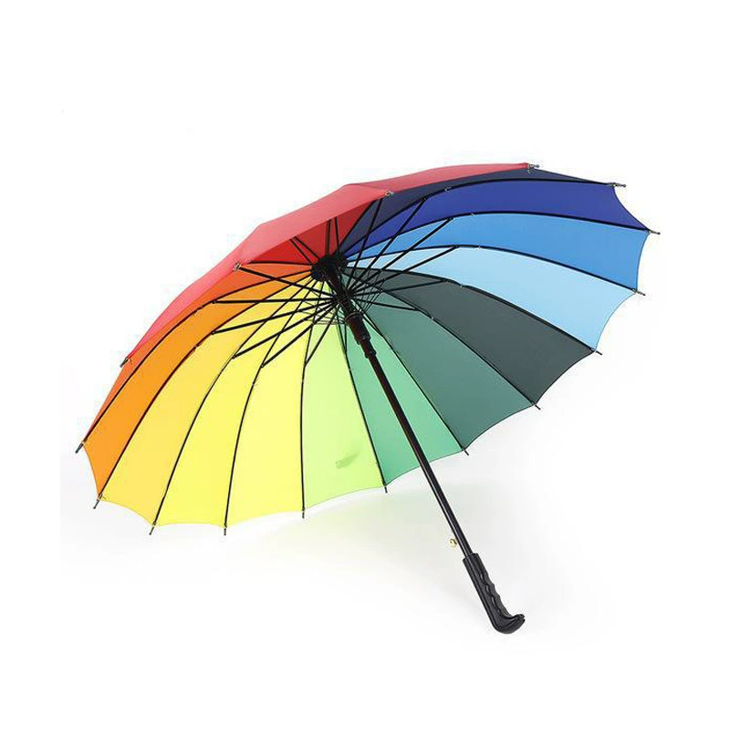 Rainbow big umbrella for princess, wholesale, Birthday gift, sun protection