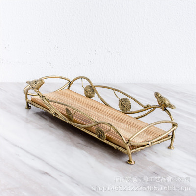 Nordic soporte de la torta de madera maciza moderna minimalista postre tienda bandeja postre estante moda boda accesorios decoración traje