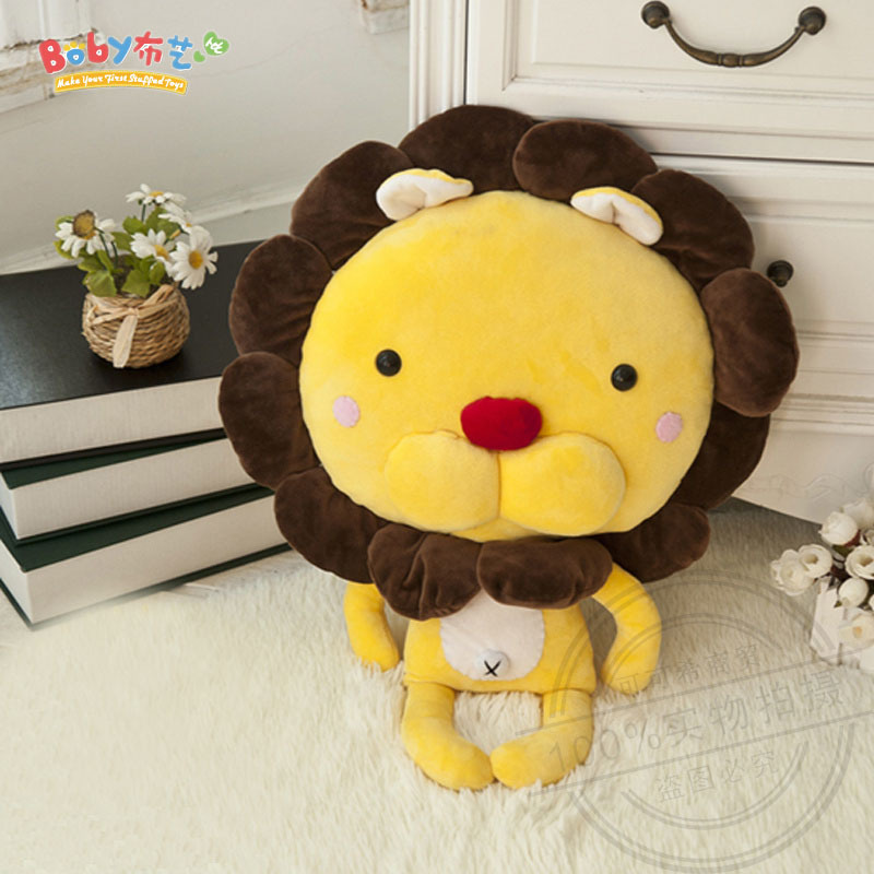 【卜比】手工布艺玩偶毛绒玩具太阳狮子DIY材料包迈克狮布偶公仔