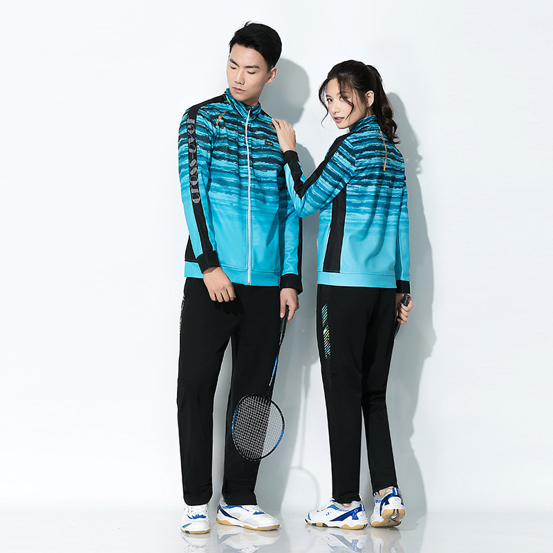Printing New Casual Sports Clothing Volleyball Table Tennis Badminton Clothing Golf Clothing Fitness Couple Suit