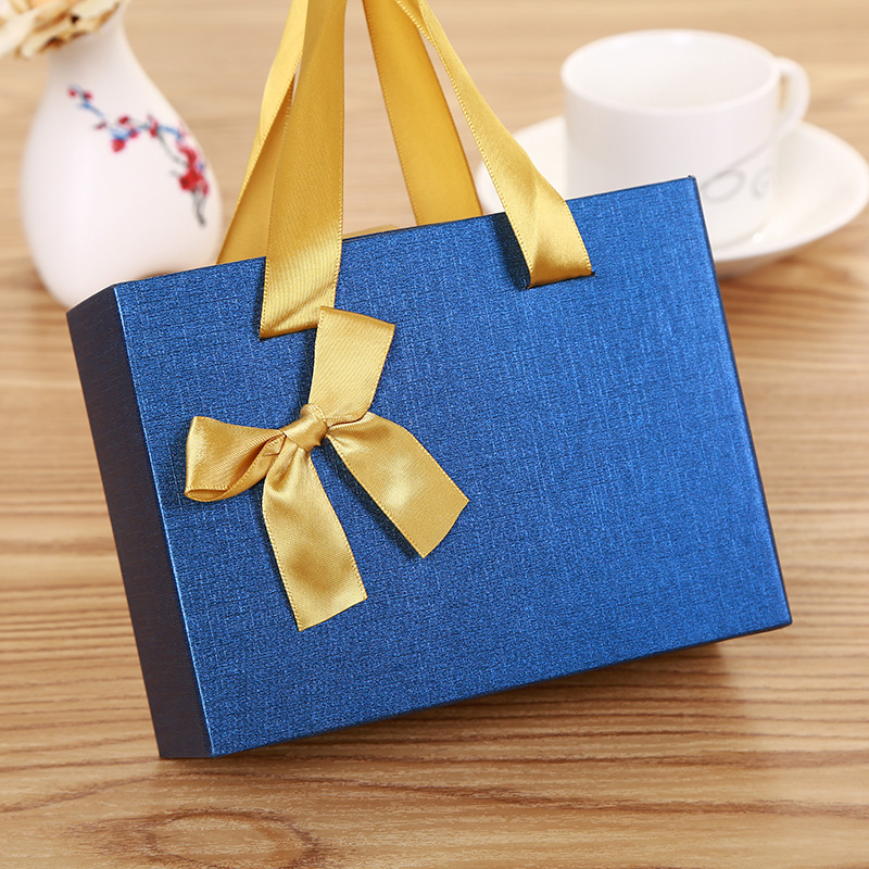 Gran lazo rosa para enviar novia caja de regalo de cumpleaños compañero de boda caja de regalo caja de cajón caja de embalaje de caramelo