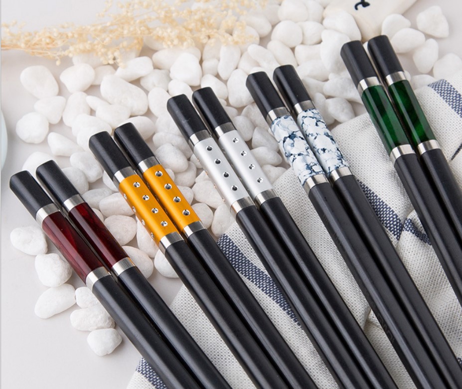 日式筷子 套装礼盒合金筷 客满多合金筷子 五色筷|ms