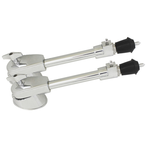 Wholesale jazz drum kit drum legs 2 pack electroplated silver bass drum legs fixed drum leg bracket big drum leg