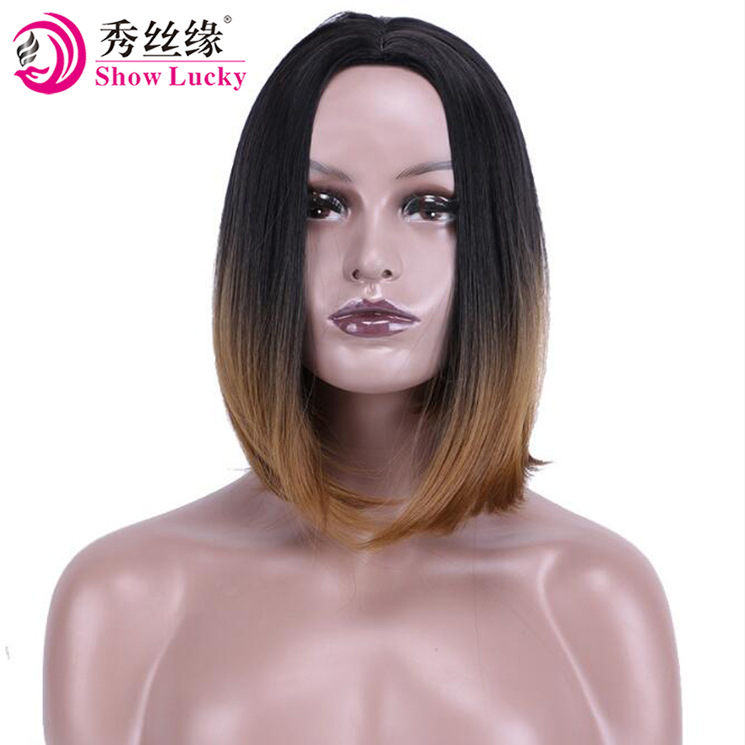 European and American women's wigs synthetic hair Bobo T1b / 27 short hair and wig manufacturers