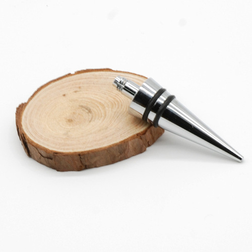 Factory Direct Supply Zinc Alloy Aluminum Alloy Silicone Red Wine Stopper Base Lower Body Flat Head Wine Stopper Bottle Stopper Accessories Wholesale