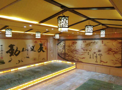 major The construction of The door install Korean large luxury Interior trim Steam room Manufactor Scale Customize Sauna