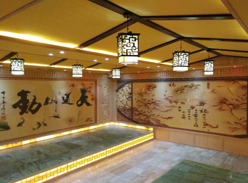 major The construction of The door install Korean large luxury Interior trim Steam room Manufactor Scale Customize Sauna