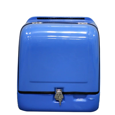 Store Manager Recommends Motorcycle Trunk Large Capacity Vehicle-Mounted Fixed Food Delivery Insulated Box Cargo Box Special Box (Motorcycle trunk) - blue