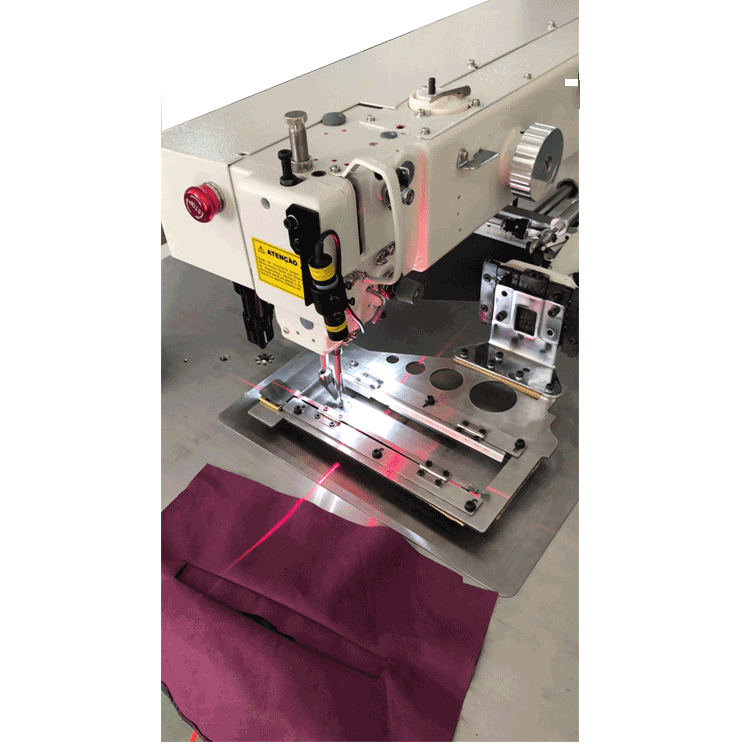 Máquina de patrón de computadora automática de gran alcance nuevo patrón industrial inteligente máquina de coser ropa láser abridor de bolsas