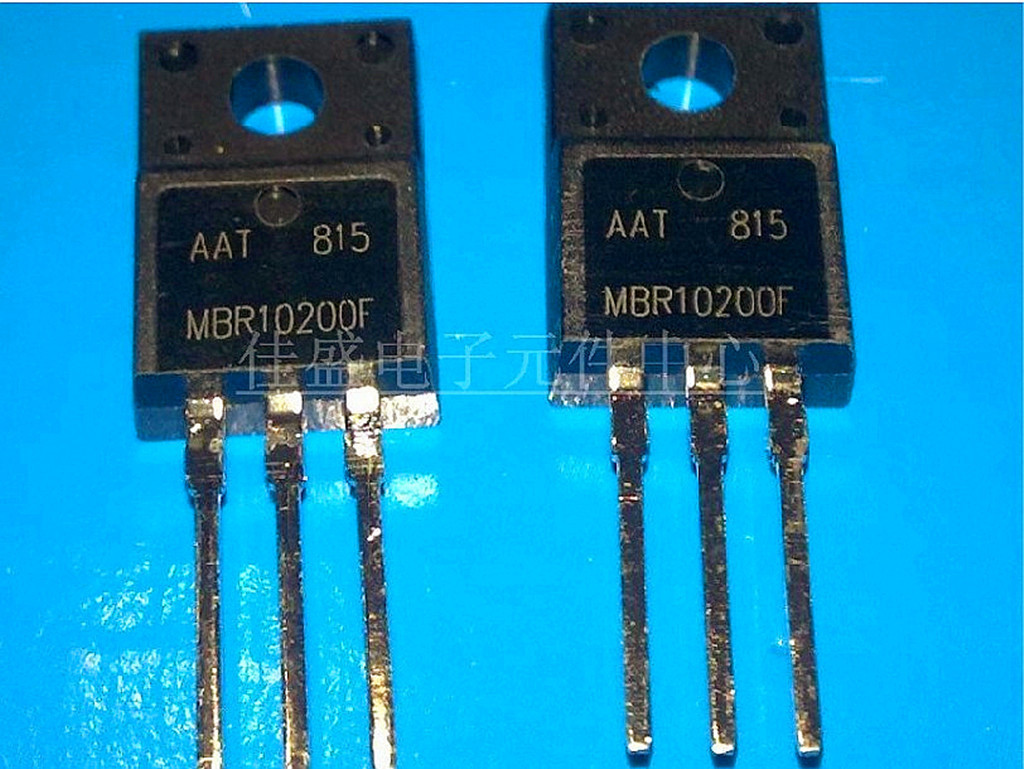 肖特基二极管 MBR10200CT 10A 200V TO-220AB 全新环保