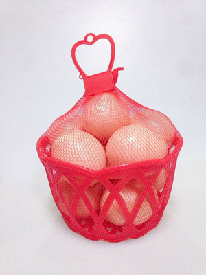 wholesale Small egg basket Plastic Packaging portable Egg Basket Woven mesh frame Fruit baskets Egg box