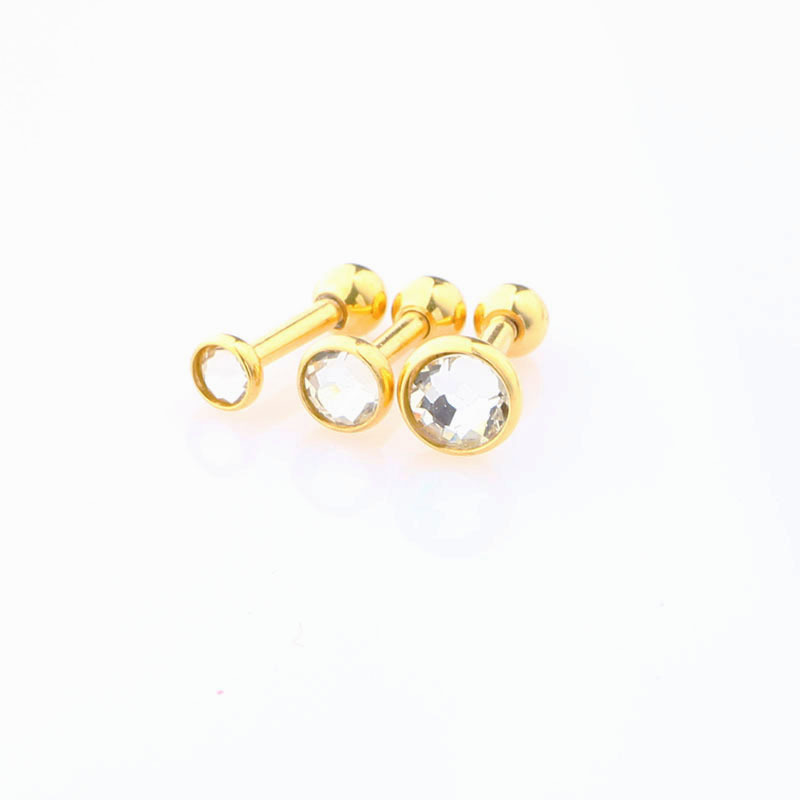 Labret piercing jewelry detail image