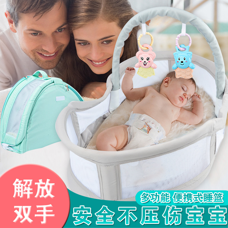 portable Foldable Baby bed Bionic Baby bed Newborn Moses baskets baby Moses baskets bb Bed Foreign behalf