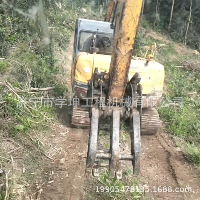 山地抓木器 小型机械抓 立式夹木器 装车方便的抓木器