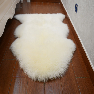 澳洲纯羊毛地毯飘窗垫床头床尾毯客厅沙发茶几垫整张皮毛一体