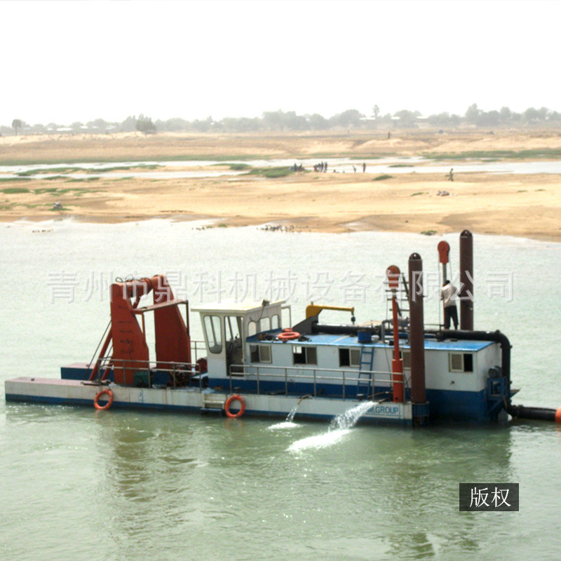 绞吸式抽沙船 河道采沙清淤船 小型水库抽沙船 射流式抽沙设备