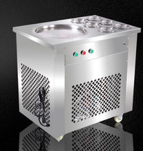 面板炒冰机 矩形平底锅,锅直径:107.1 x56.1cm冷冻食品加工设备