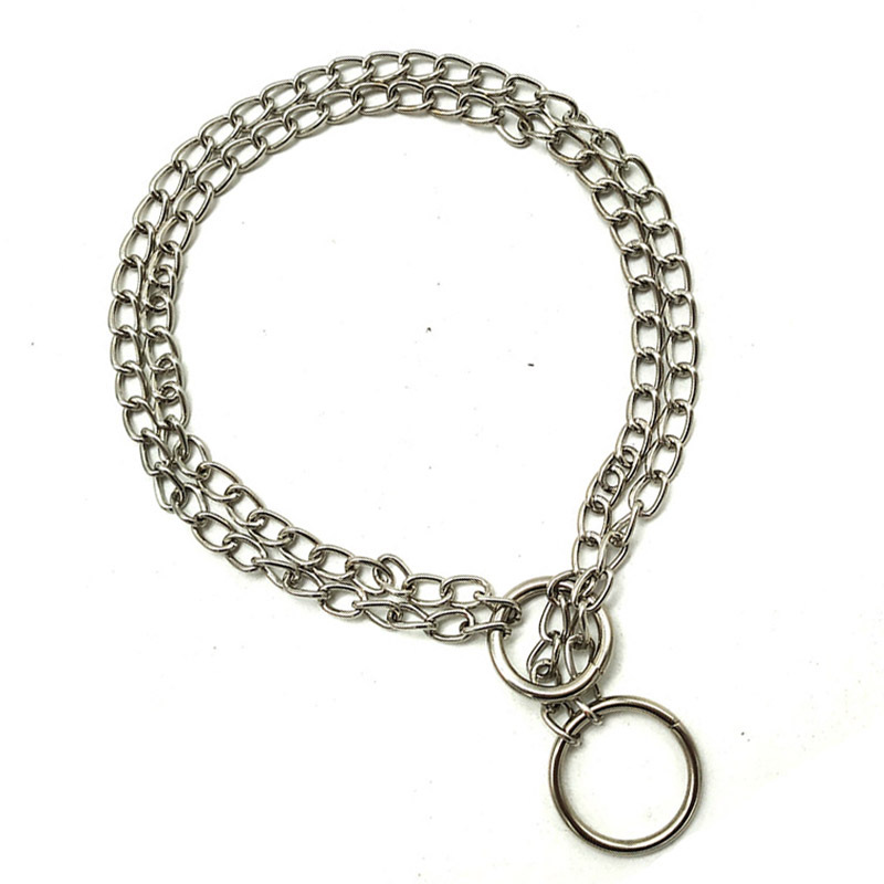 50cm宠物用品p链双排链狗狗链脖圈链狗狗牵引绳厂家直销|ru