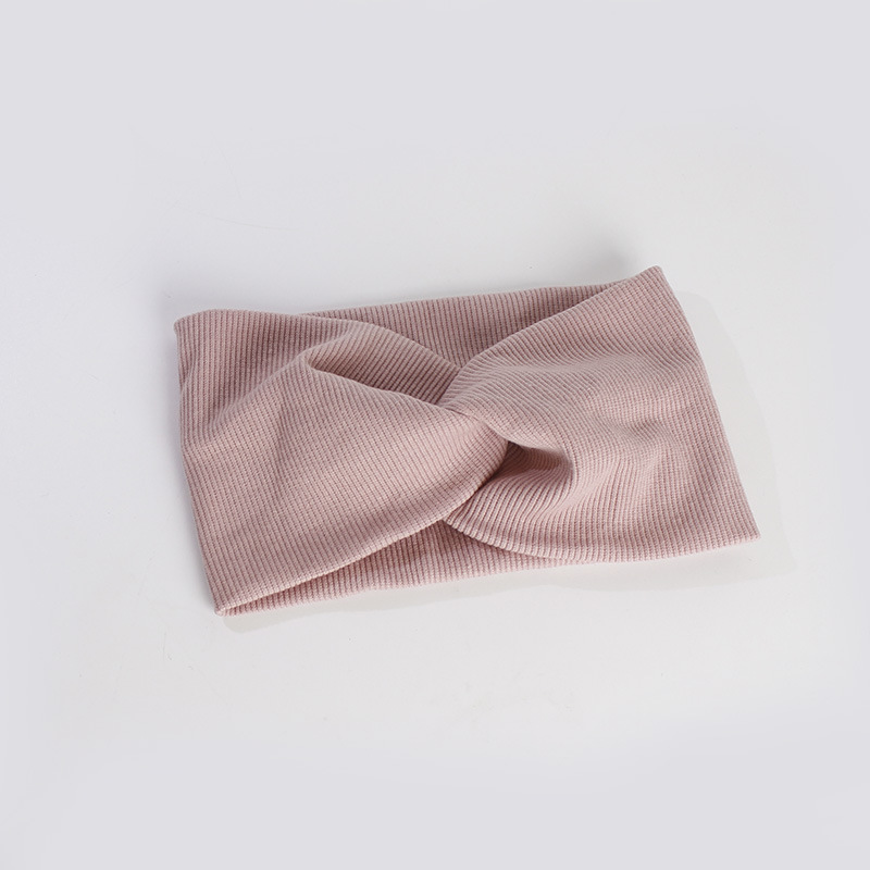 Simple Style Solid Color Cloth Hair Band 1 Piece1