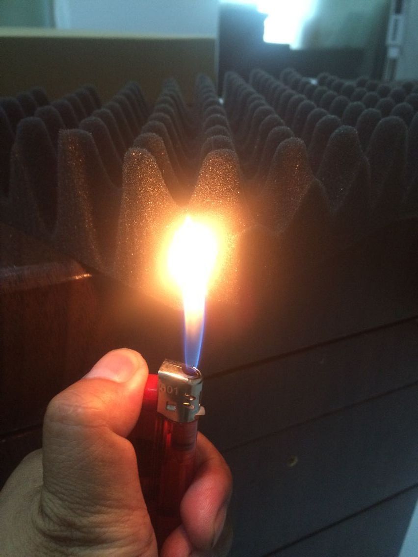 供应白色高密度阻燃吸音海绵/软包包装海绵/B1级阻燃吸音海绵