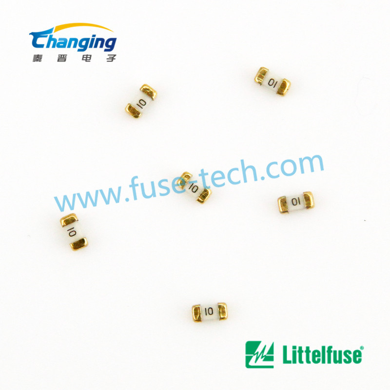 Littelfuse 1206力特贴片保险丝 两边镀金 0458010.DR 10A 75V 