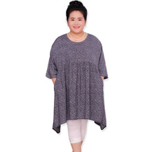 宽松韩式美裙女装2018夏新款百搭气质大码300斤可穿中老年加肥妈