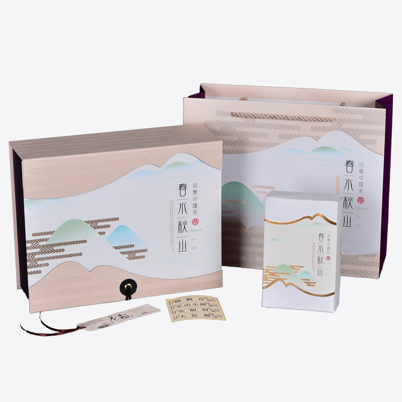 高档手工特种纸包装茶叶盒 生产厂家现货批发西湖龙井茶叶礼盒