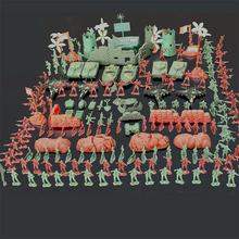 4cm小兵人套装290件套 儿童玩具军事系列模型 厂家直销批