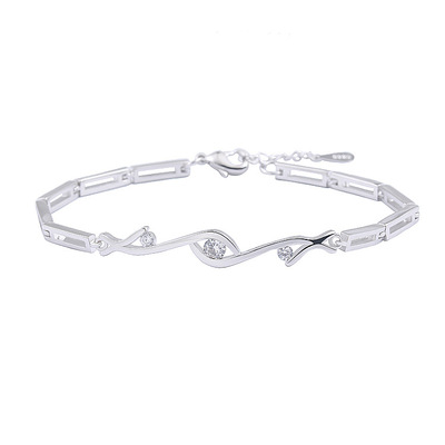 Bamboo crystal Bracelet Crystal Love Korean Edition Simplicity Trill Net Red temperament Jewelry Christmas Lover gift