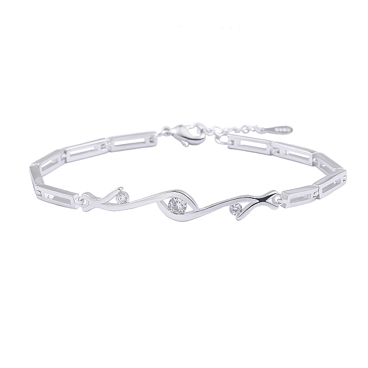 Bamboo crystal Bracelet Crystal Love Korean Edition Simplicity Trill Net Red temperament Jewelry Christmas Lover gift