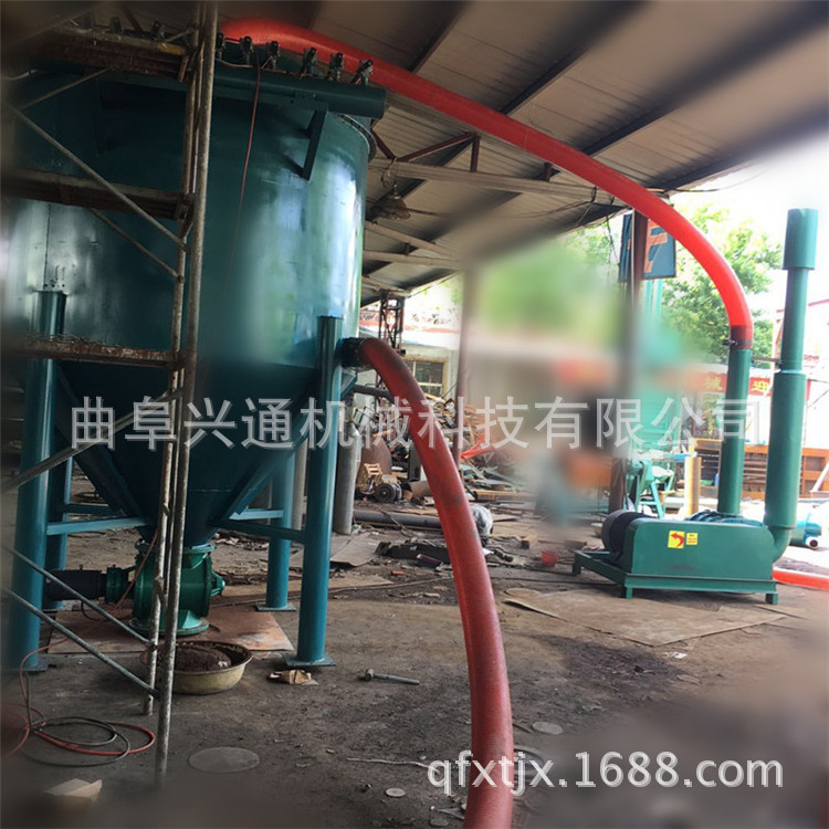 徐州水稻 麦子自动装车自吸式输送机 布袋除尘粉料装罐车气力输送